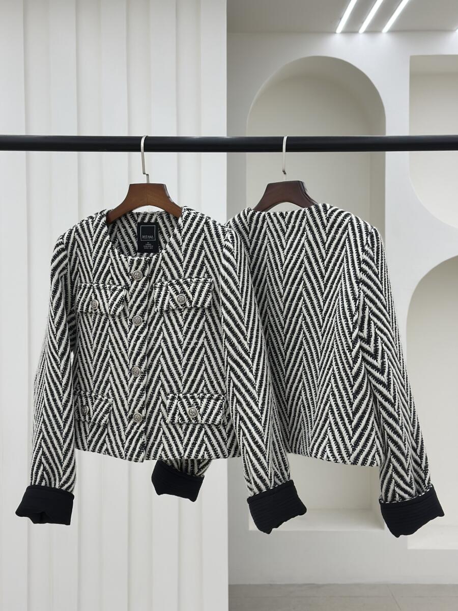 کت طرح بافت مزونی آستردار pd390-14