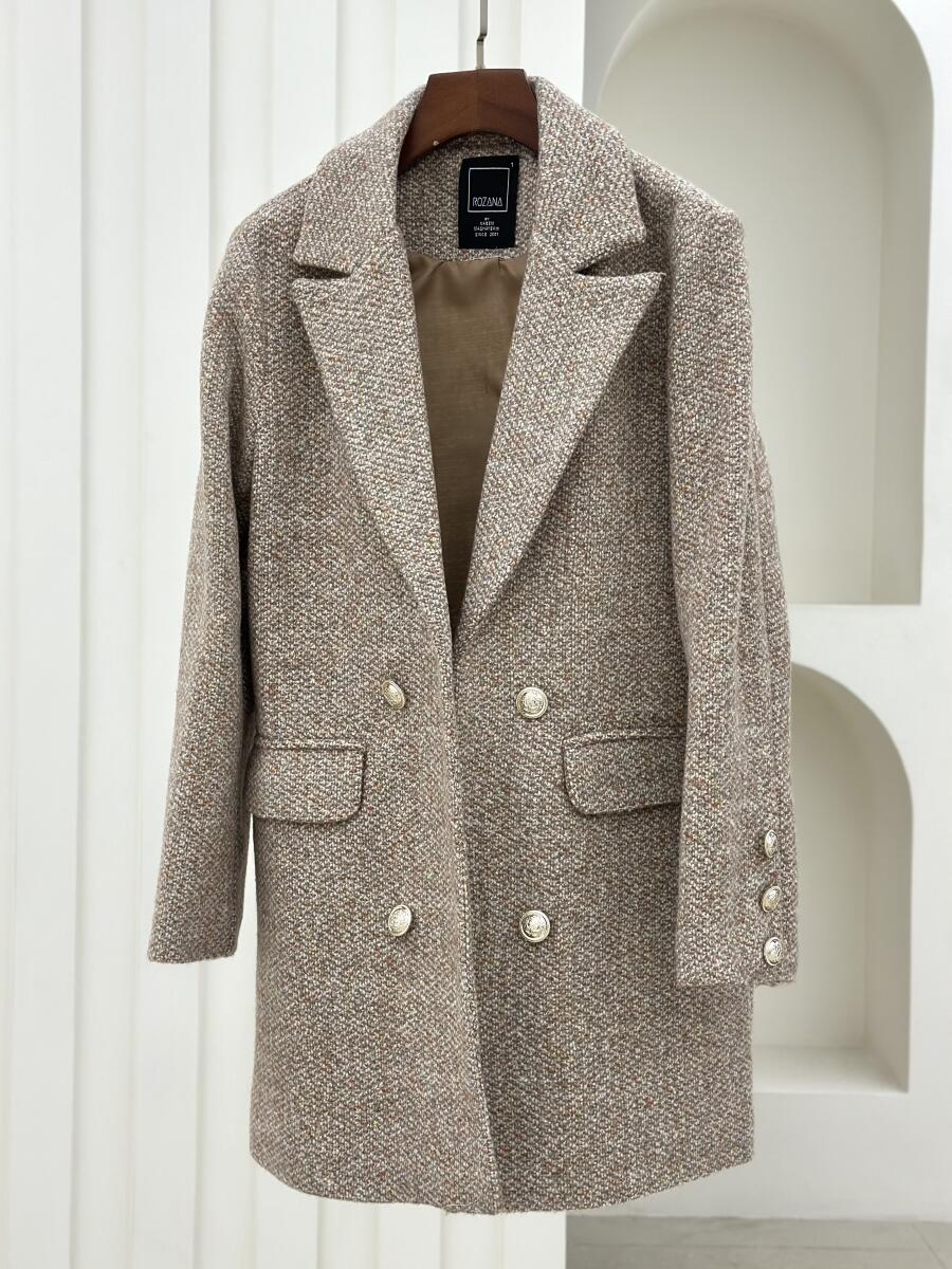 پالتو موهر کتی جیب دار آستردار pd389-14