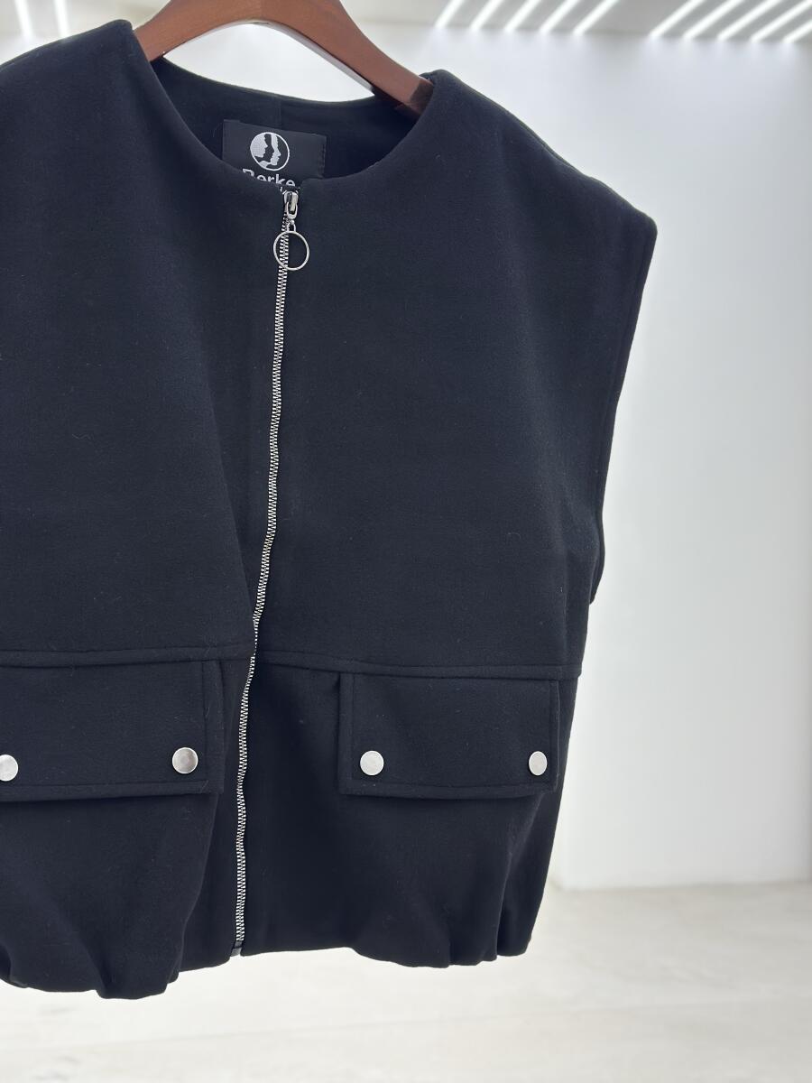 وست فوتر زیپی طرح جیب آستردار pd394-14