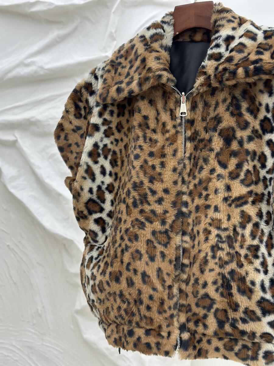 وست 2رو چرم و پوست طرح پلنگی pd402-14