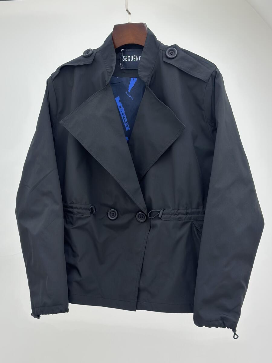 بارانی کتی 2دکمه کمر و آستین گتر آستردار pd415-16