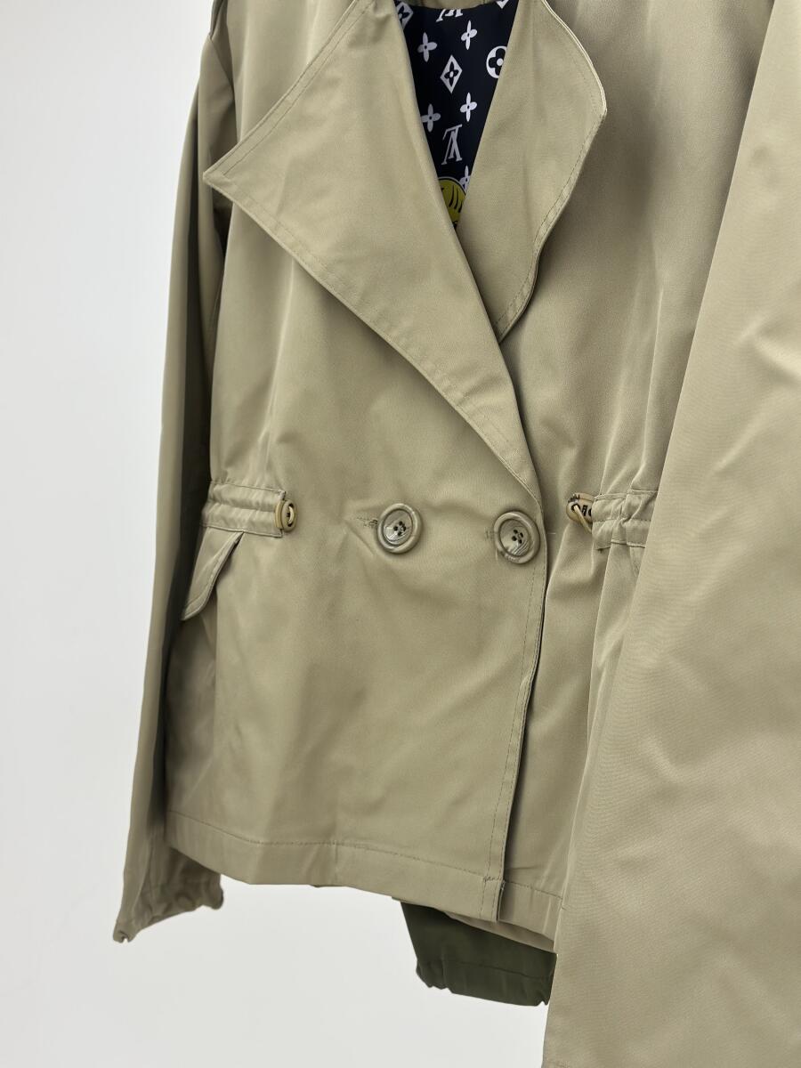 بارانی کتی 2دکمه کمر و آستین گتر آستردار pd415-16