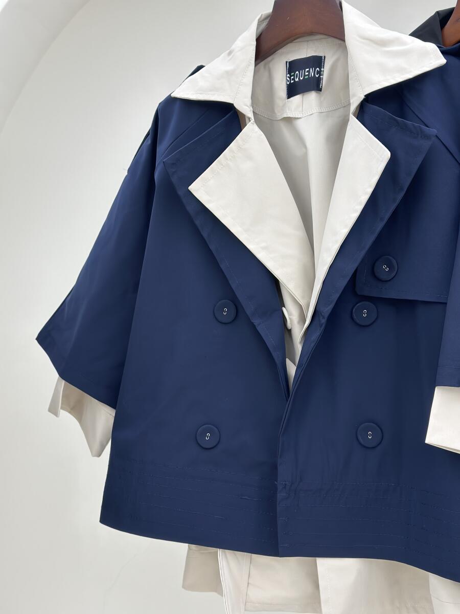 ست 2تیکه بارانی و کت مزونی pd412-14