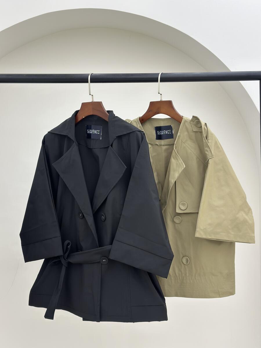 ست 2تیکه بارانی و کت مزونی pd412-14