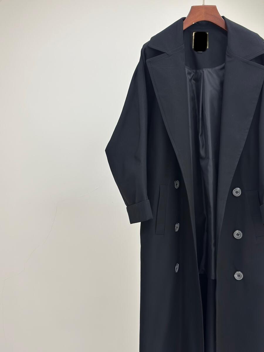 بارانی کتان کج راه آستین دوبل آستردار pd411-9