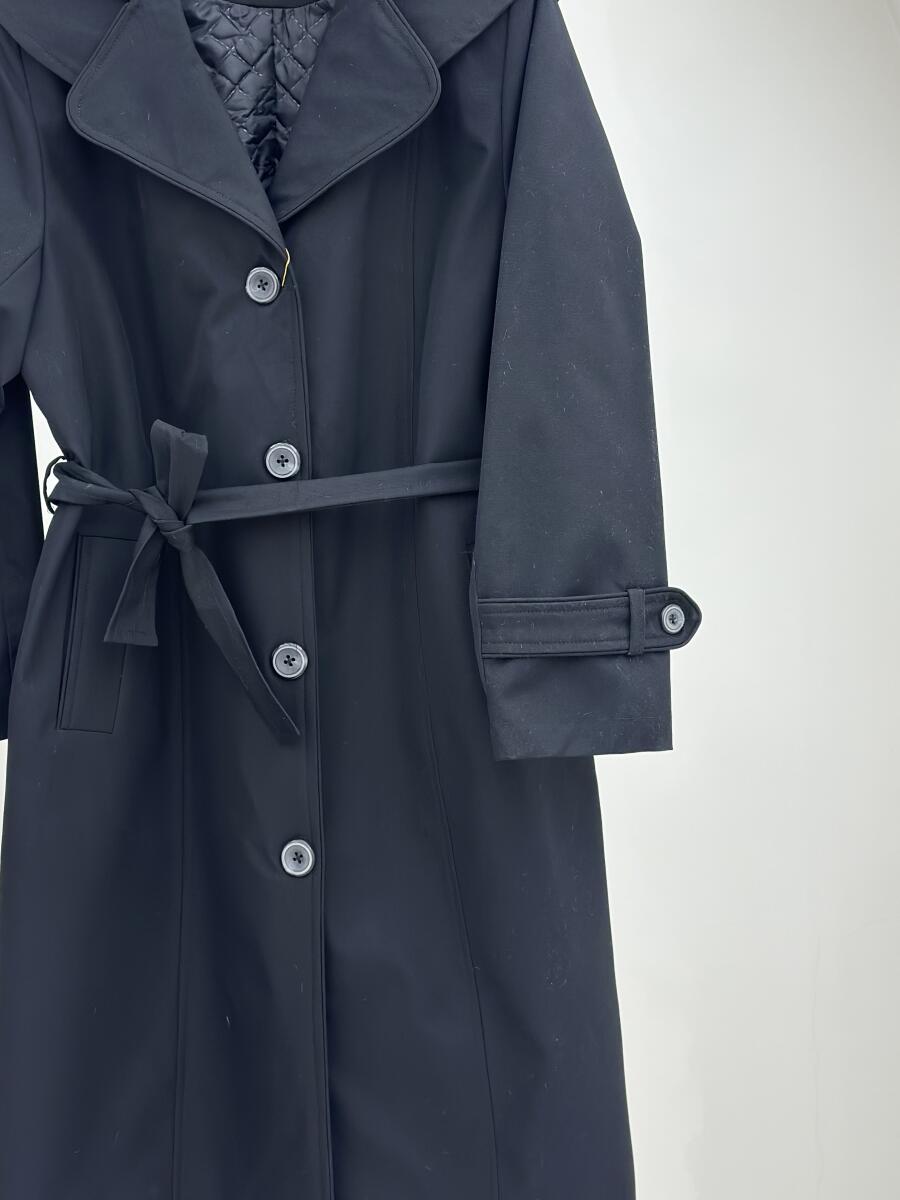 بارانی کتان دکمه دار داخل پشم شیشه کلاهدار آستردار pd410-8