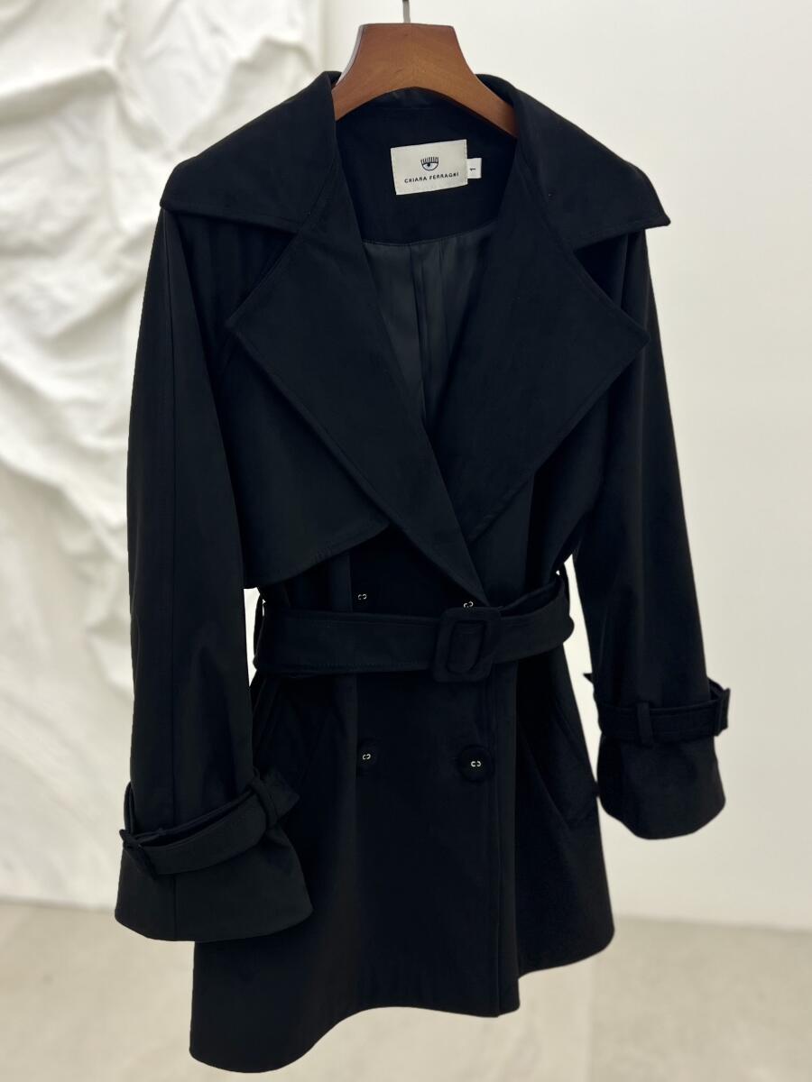 ترنچ کت سوییت آستین کمربندی آستردار pd452-14