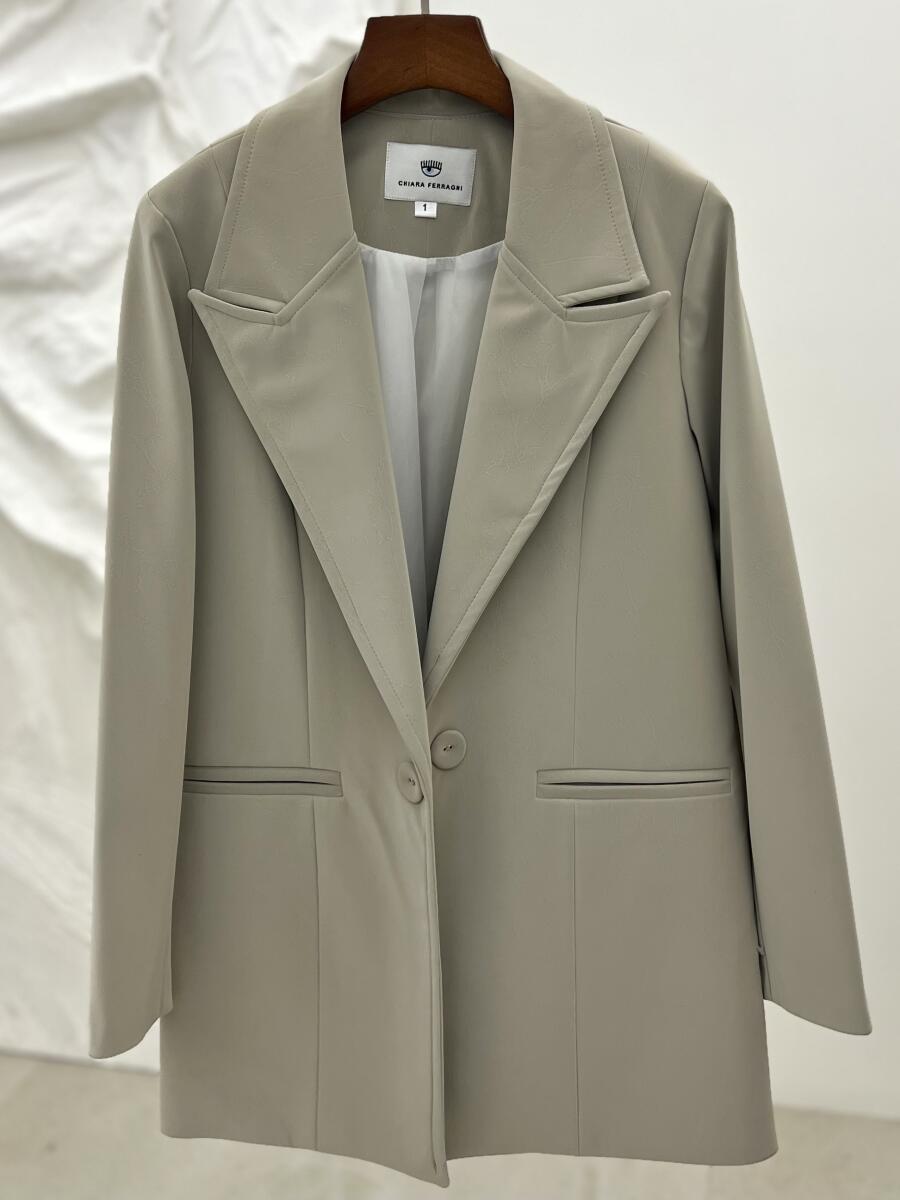 پالتو کتی چرم سیلیکونی طرح جیب آستردار pd424-3