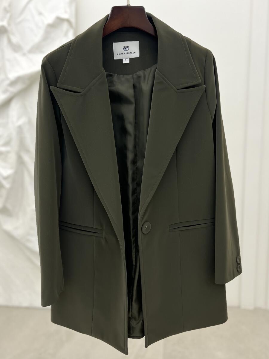 پالتو کتی چرم سیلیکونی طرح جیب آستردار pd424-3