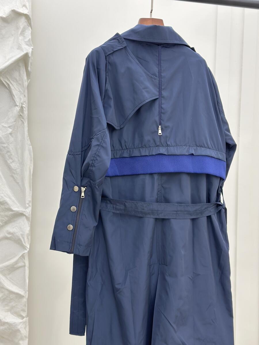 بارانی مزونی دکمه دار آستین زیپی آستردار pd460-11