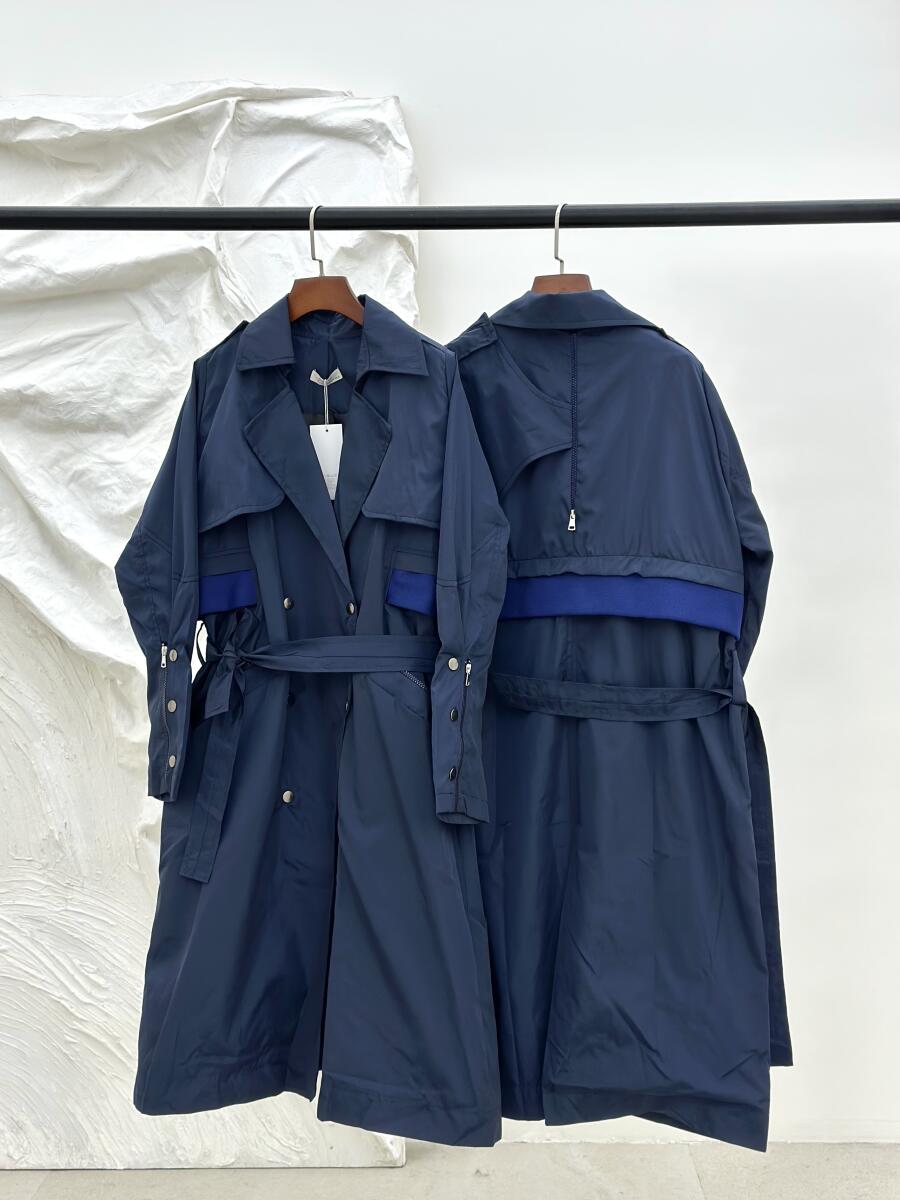 بارانی مزونی دکمه دار آستین زیپی آستردار pd460-11