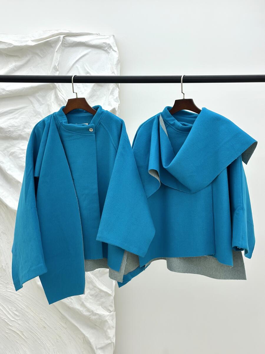 پالتو فوتر موهری طرح شنلی pd457-11