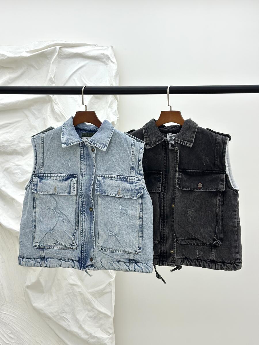 وست جین داخل تدی جیب دار pd453-11