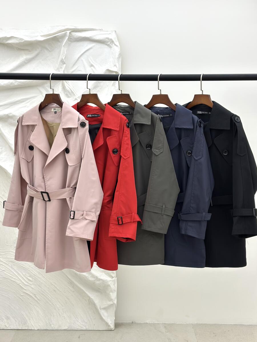 بارانی basic آستین کمربندی آستردار pd467-7