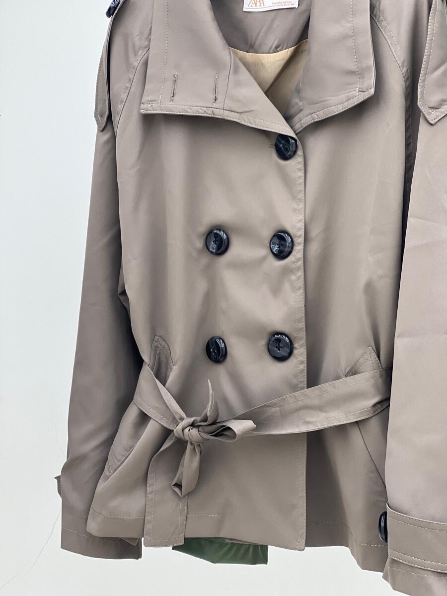 بارانی آستین پاگون دار یقه ایستاده آستردار pd472-13