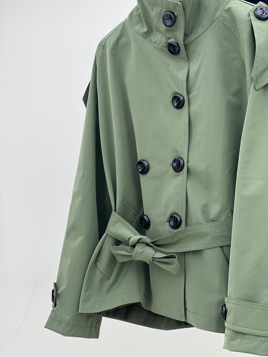 بارانی آستین پاگون دار یقه ایستاده آستردار pd472-13