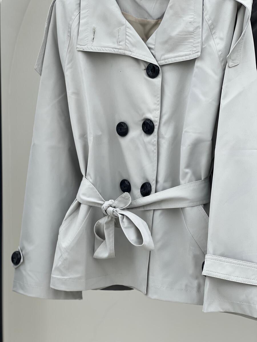 بارانی آستین پاگون دار یقه ایستاده آستردار pd472-13