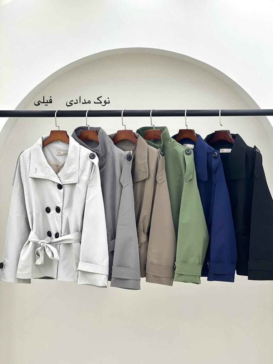 بارانی آستین پاگون دار یقه ایستاده آستردار pd472-13