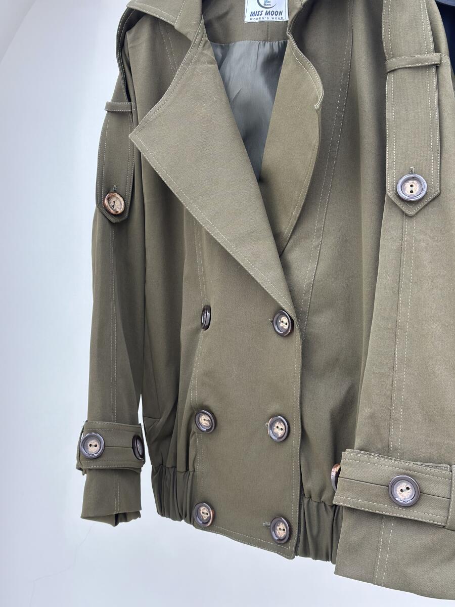 ترنچ کت آستین کمربندی پایین کش دار آستردار pd469-13