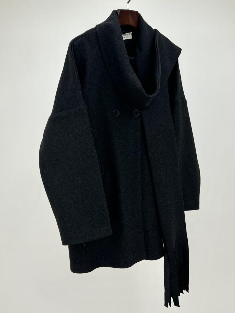 پالتو فوتر مزونی طرح شال دار pd482-10