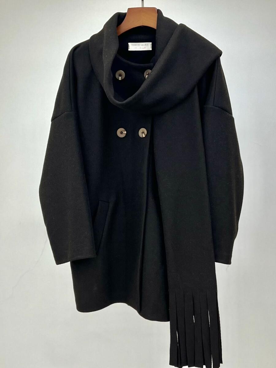 پالتو فوتر مزونی طرح شال دار pd482-10