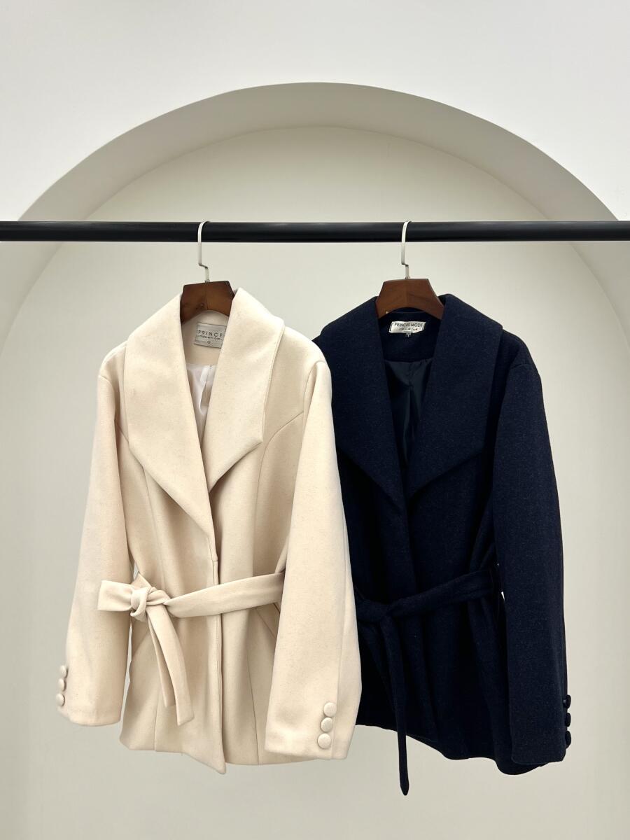 پالتو فوتر basic یقه آرشال آستردار  pd481-6