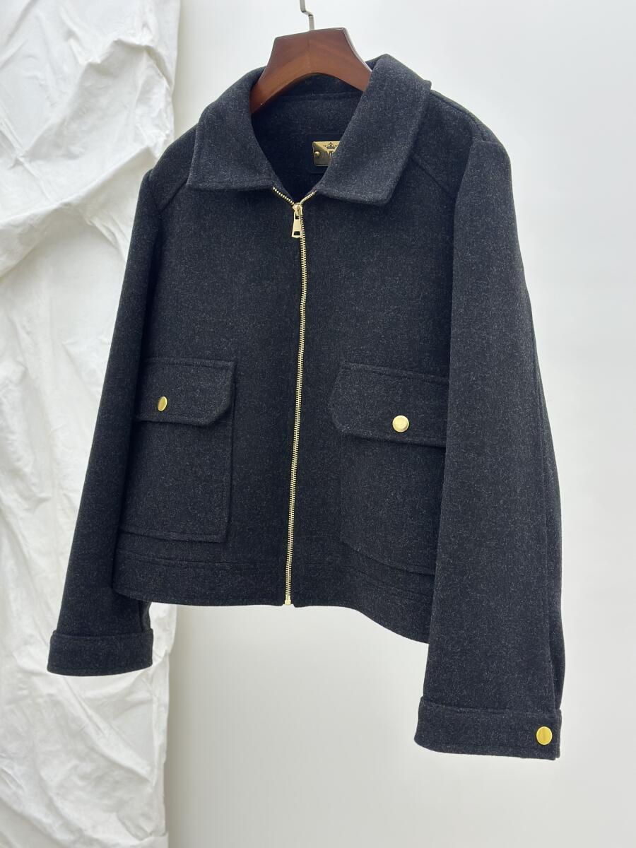 بامبر فوتر زیپی جیب دار آستین دکمه دار pd501-14