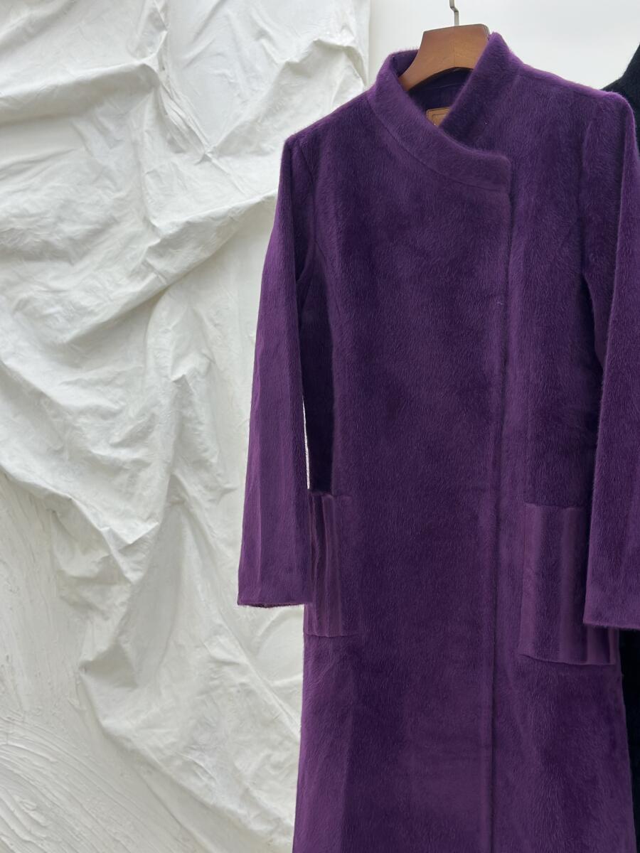 پالتو پوست basic کلاسیک یقه ایستاده استردار pd492-10