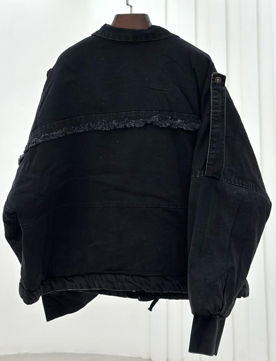 کاپشن جین داخل تدی طرح زاپ pd526-1