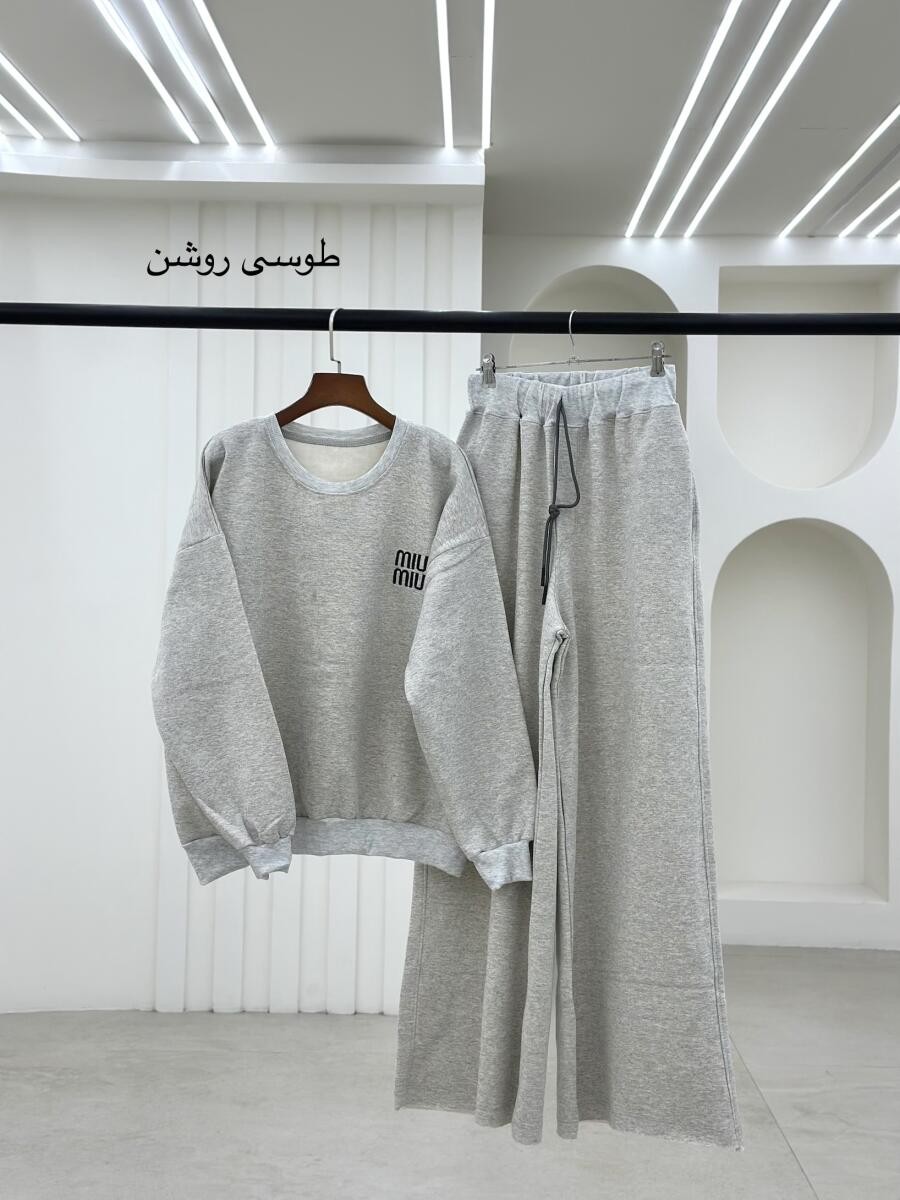 ست 2تیکه دورس و شلوار طرح miu miu