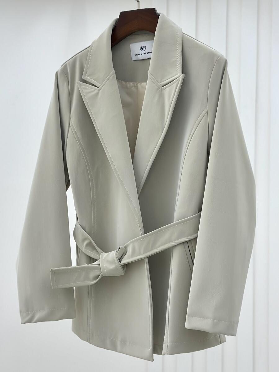 پالتو کتی سیلیکونی طرح جیب آستردار pd520-11