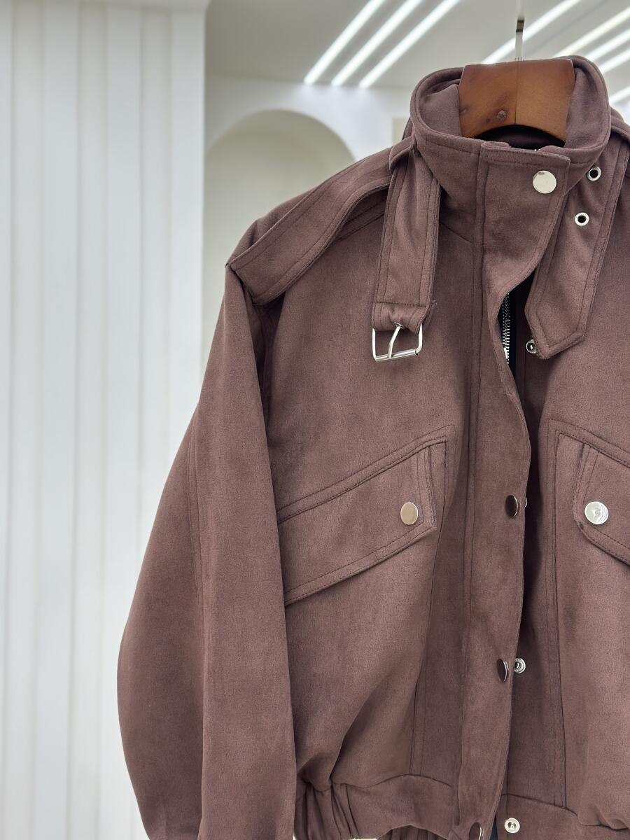 بامبر سوییت یقه کمربندی آستردار pd535-11