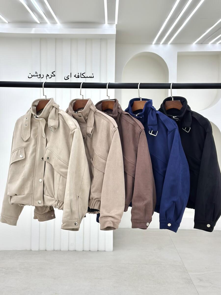 بامبر سوییت یقه کمربندی آستردار pd535-11