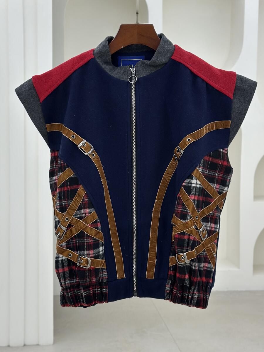 وست فوتر خرج کار طرح چهارخونه آستردار pd533-15