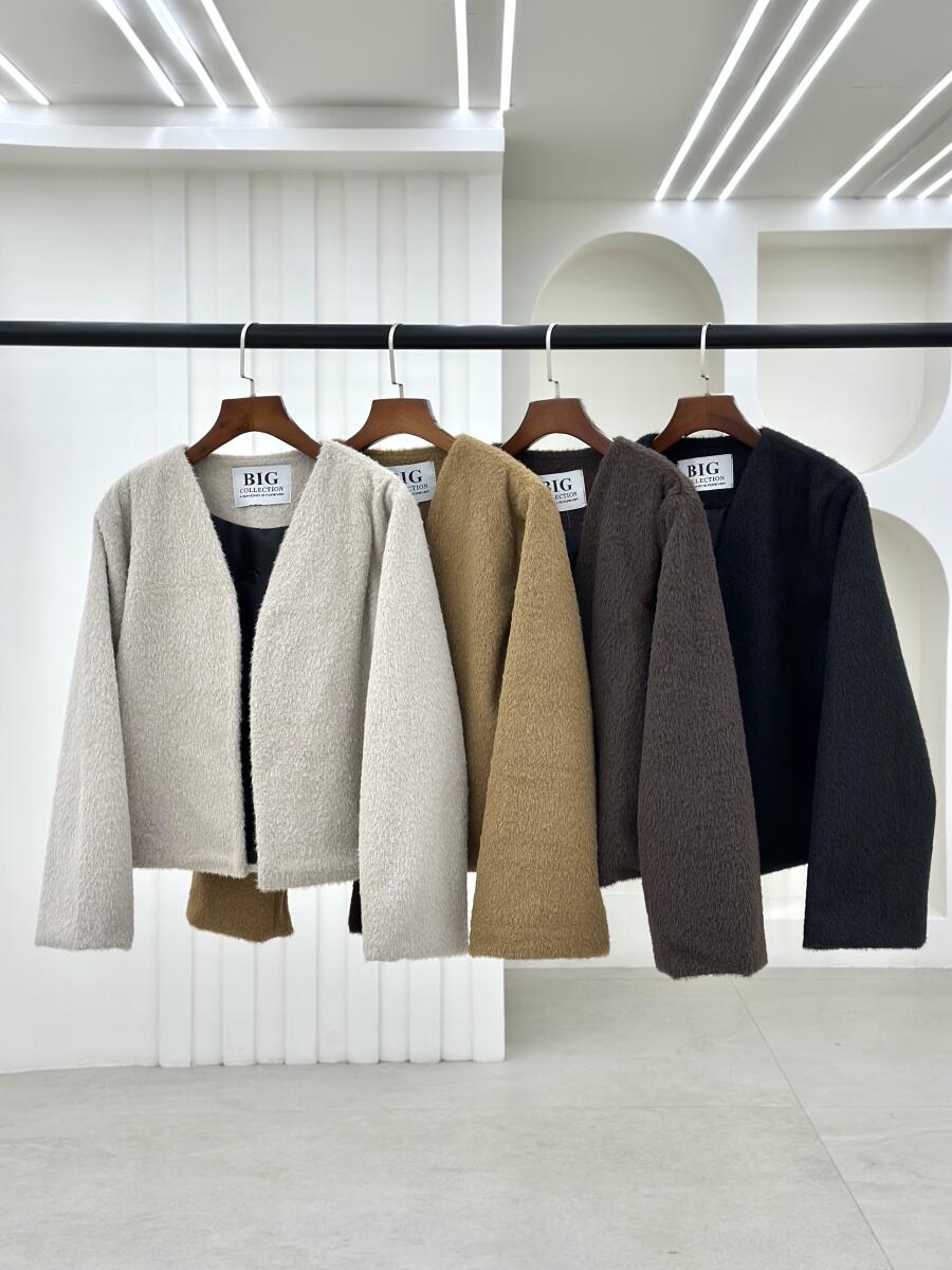 پالتو پوست کتی basic آستردار pd530-9