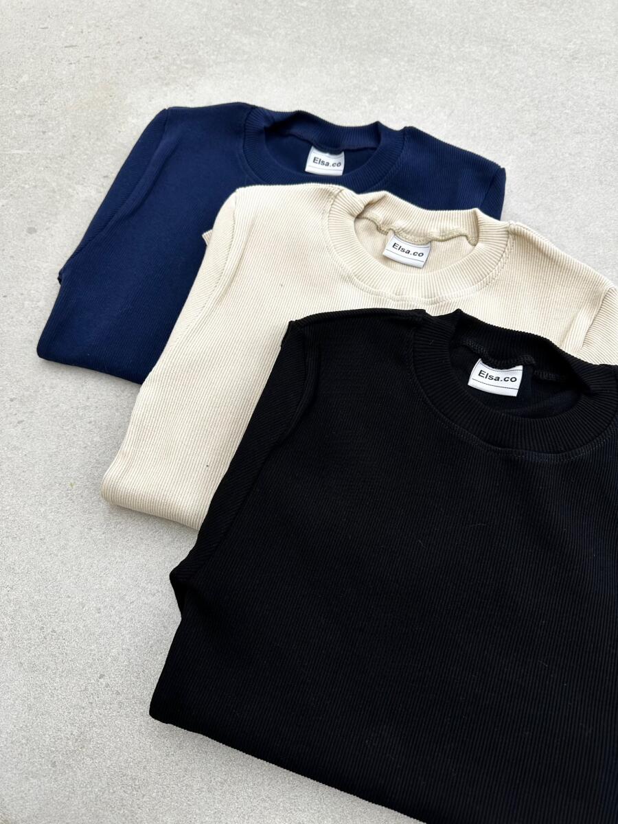 بلوز کبریتی یقه گرد پاییزه k91