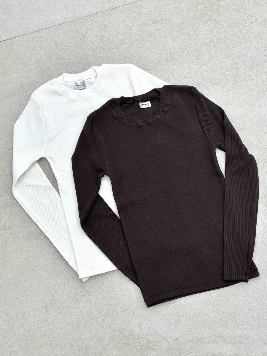 بلوز کبریتی یقه گرد پاییزه k91