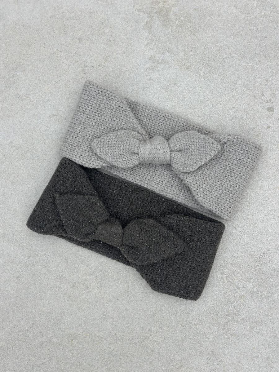 هدبند بافت طرح پاپیونی لمه دار id11