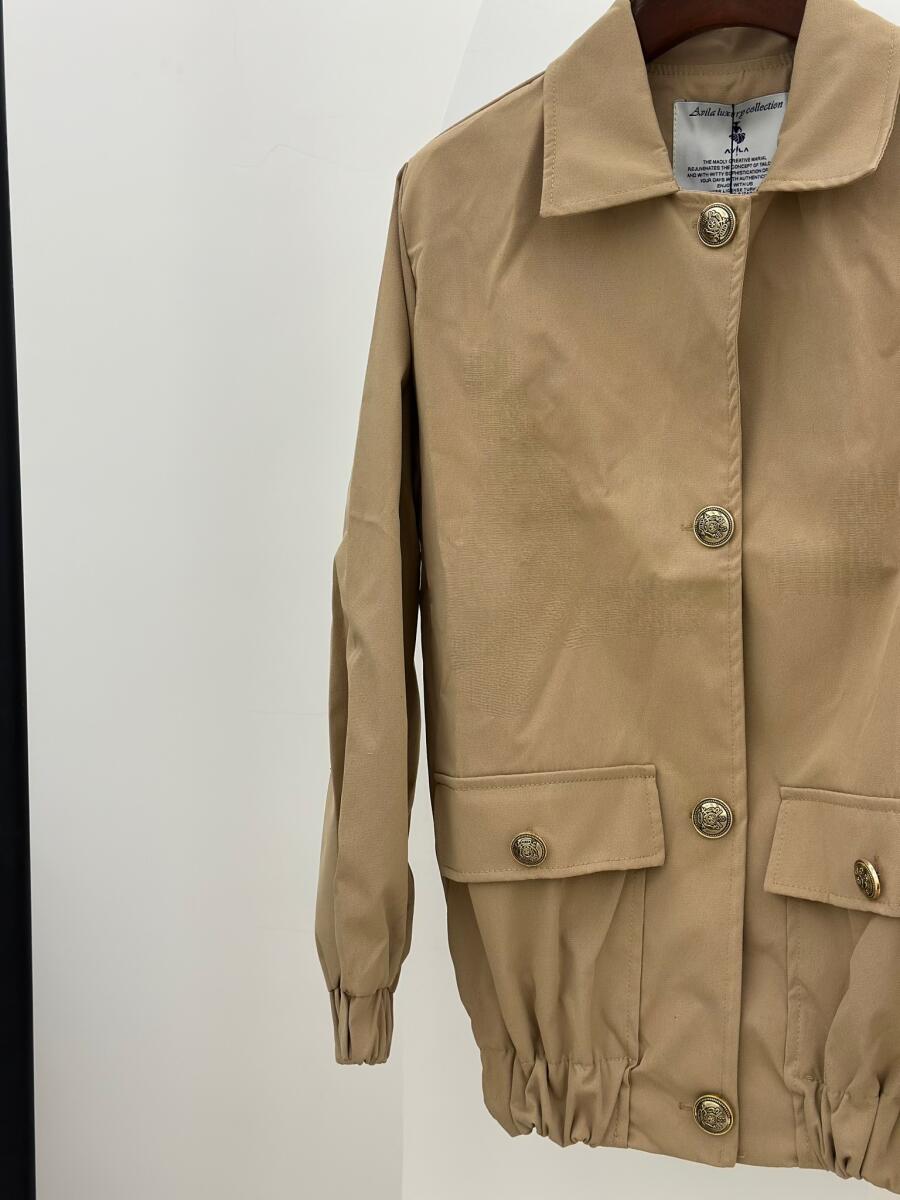 کت کتان پاییزه پایین کش دار آستردار pd549-7