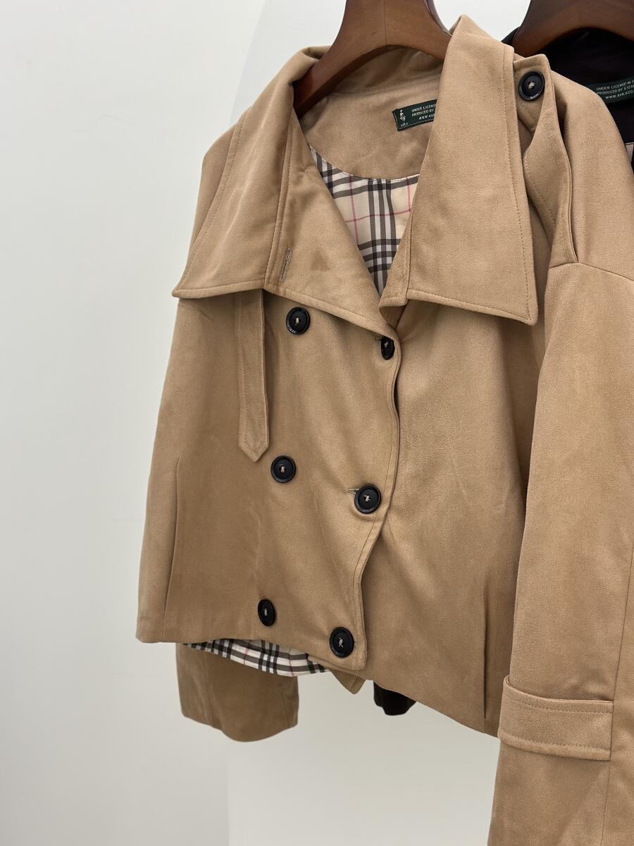 بامبر سوییت طرح 6دکمه یقه ایستاده آستردار pd548-12