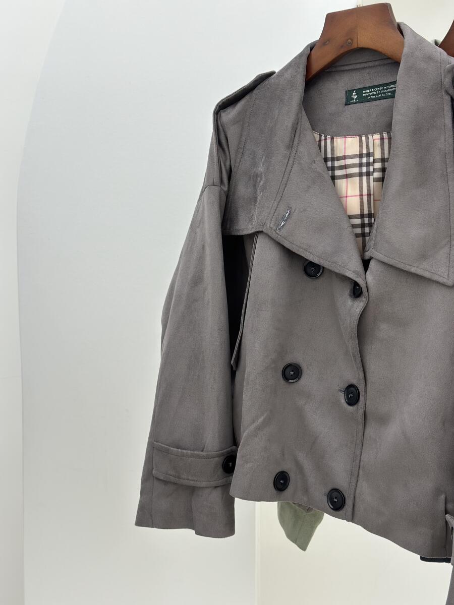 بامبر سوییت طرح 6دکمه یقه ایستاده آستردار pd548-12