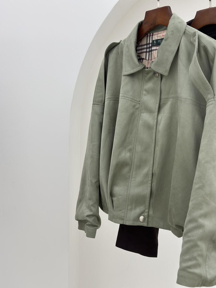 بامبر سوییت زیپی سرشانه پاگون دار جیب دار آستردار pd546-15