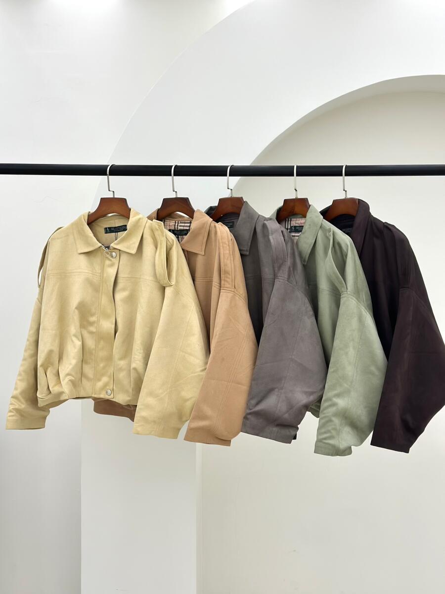 بامبر سوییت زیپی سرشانه پاگون دار جیب دار آستردار pd546-15