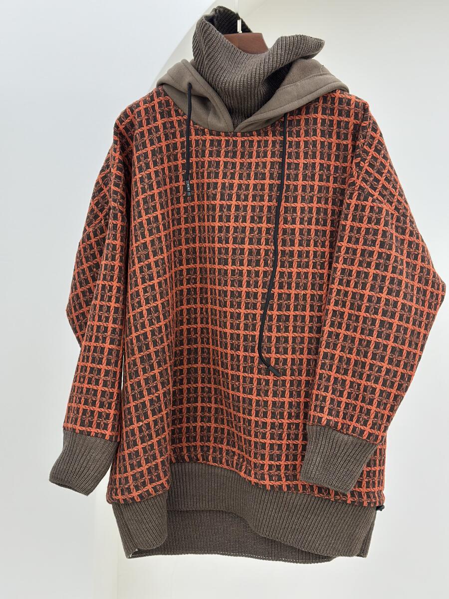 هودی طرح بافت کلاهدار pd545-11