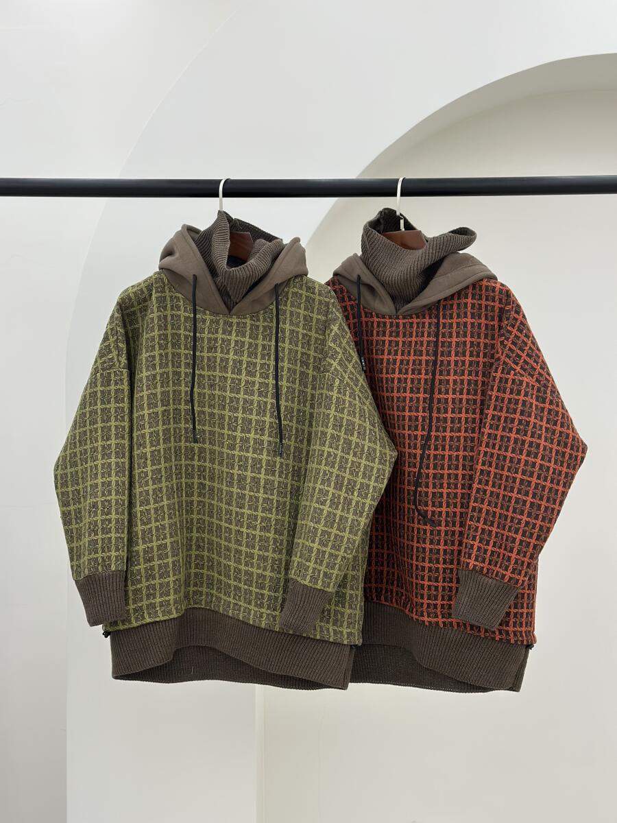 هودی طرح بافت کلاهدار pd545-11