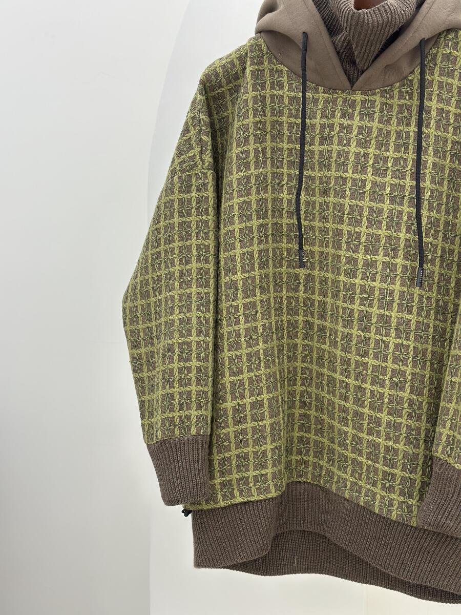 هودی طرح بافت کلاهدار pd545-11