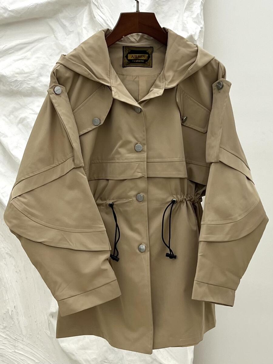 بارانی اسپرت کلاهدار کمرگتر آستردار pd551-8