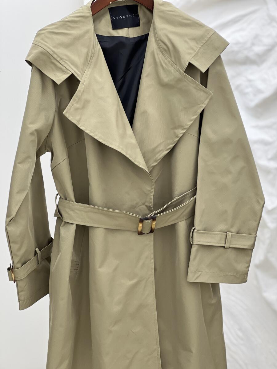 بارانی کلاهدار آستین کمربندی آستردار pd571-10