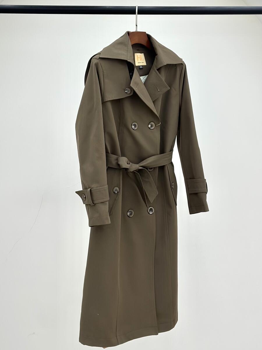 بارانی کتان داخل پشم شیشه کلاهدار آستردار pd588-1