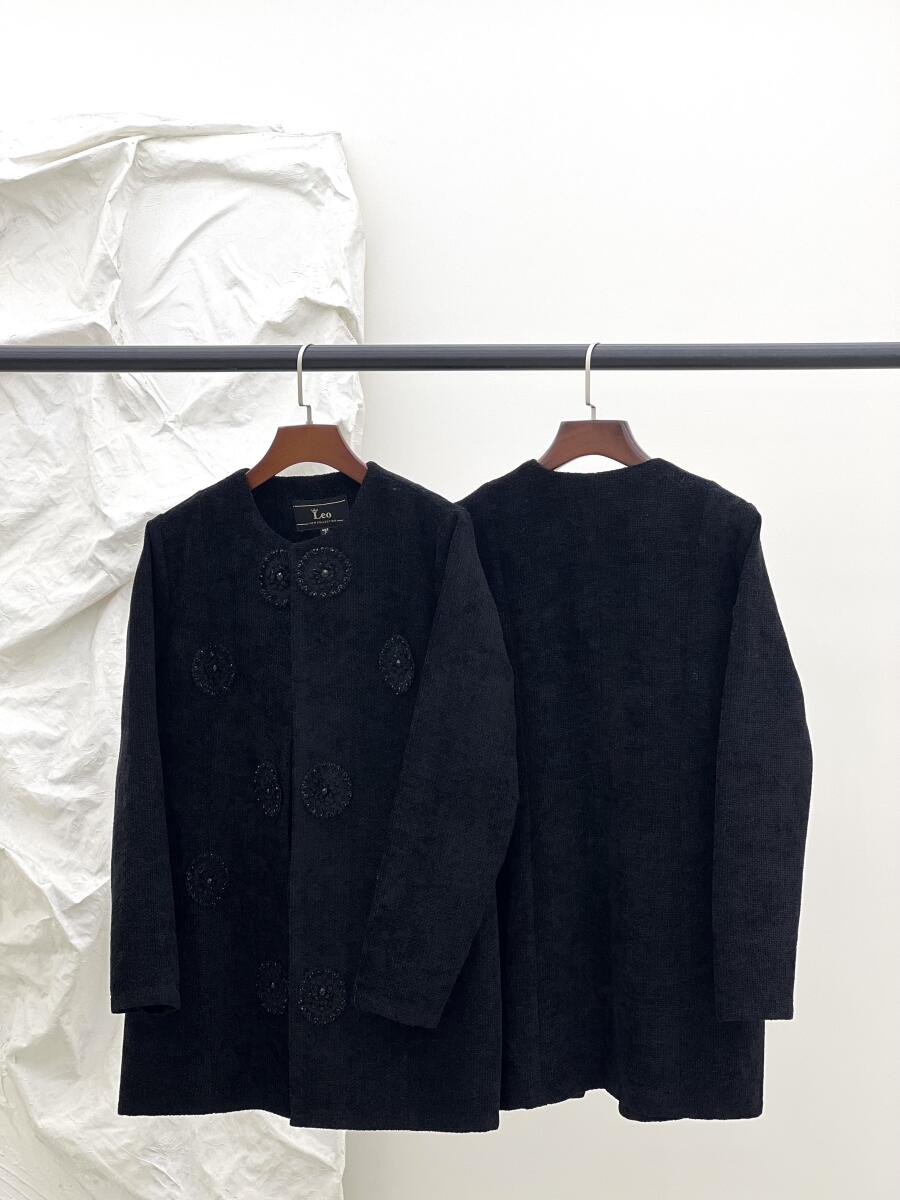 پالتو مخمل مجلسی منجوق دوزی شده pd602-8